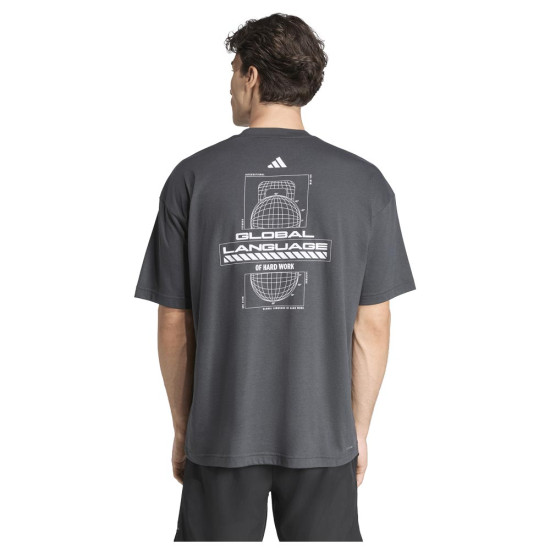 Adidas Ανδρική κοντομάνικη μπλούζα Oversized Power Graphic Tee